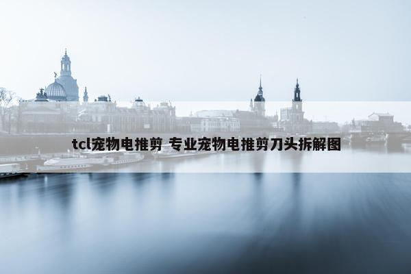 tcl宠物电推剪 专业宠物电推剪刀头拆解图