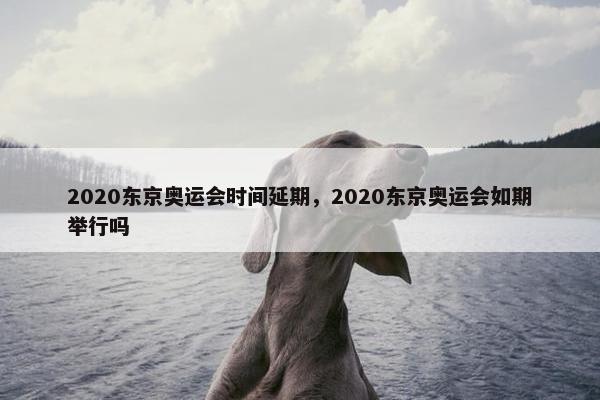 2020东京奥运会时间延期，2020东京奥运会如期举行吗