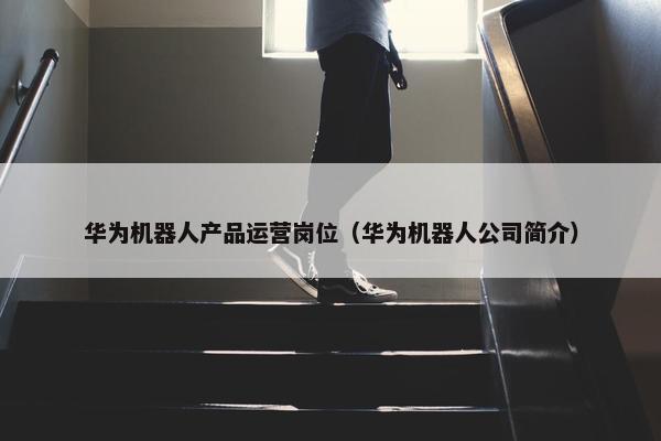 华为机器人产品运营岗位（华为机器人公司简介）