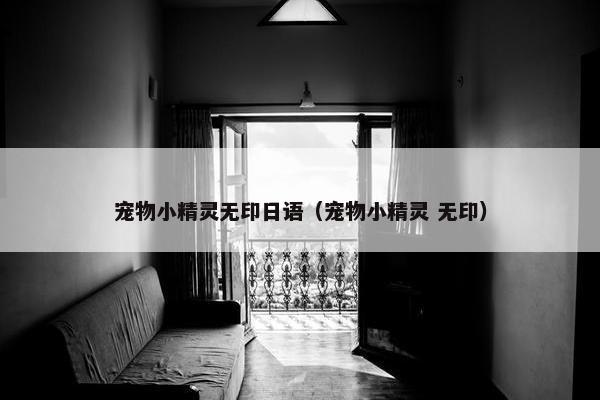 宠物小精灵无印日语（宠物小精灵 无印）