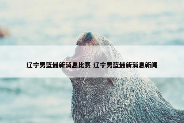 辽宁男篮最新消息比赛 辽宁男篮最新消息新闻